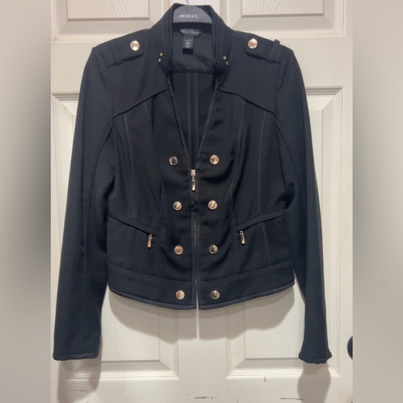 White House Black Market Jackets & Blazers - White House Black Market military style jacket w gold buttons Size: 6 #military